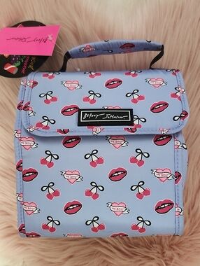 Brand New BETSEY JOHNSON FLAP-TOP INSULATED LUNCH TOTE